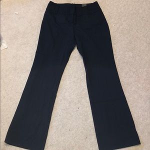 Navy bootcut dress pants
